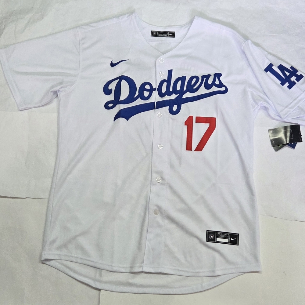 Shohei Ohtani Los Angeles Dodgers Nike Dri-Fit White Jersey Men’s M- Large